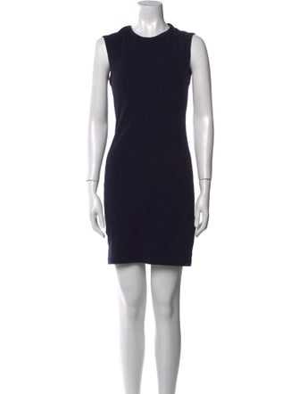 Helmut Lang Crew Neck Knee-Length Dress