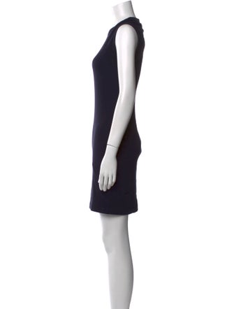 Helmut Lang Crew Neck Knee-Length Dress