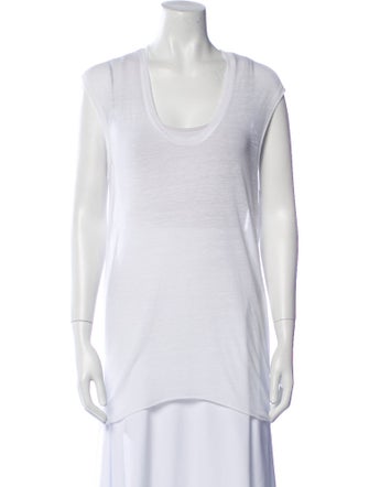 Helmut Lang Scoop Neck Sleeveless Top