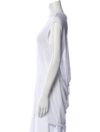 Helmut Lang Scoop Neck Sleeveless Top