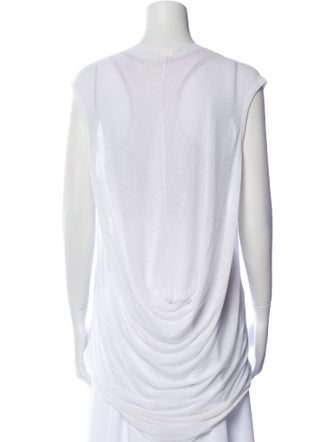 Helmut Lang Scoop Neck Sleeveless Top