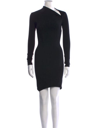 Helmut Lang Asymmetrical Mini Dress