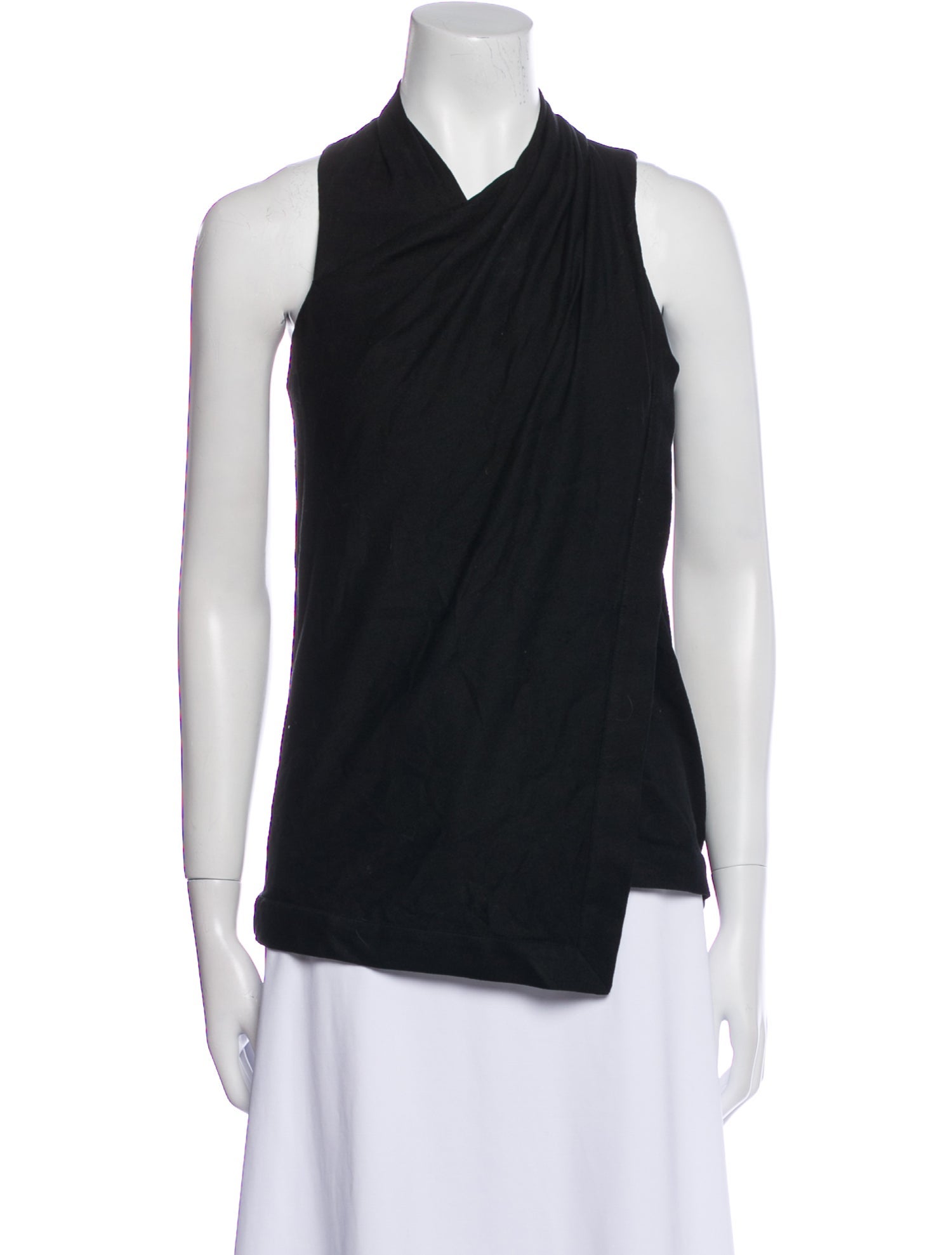 Helmut Lang Cowl Neck Sleeveless Top