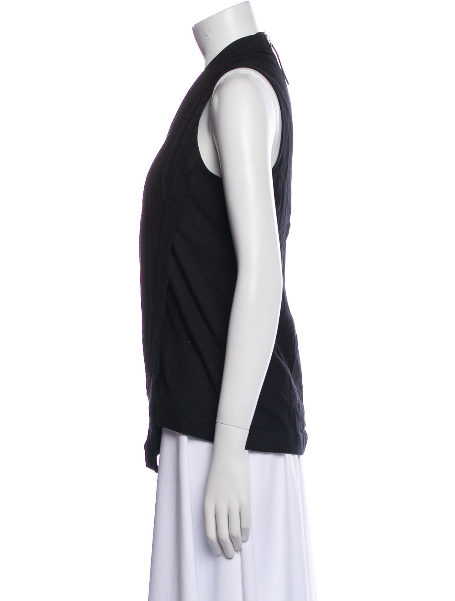 Helmut Lang Cowl Neck Sleeveless Top