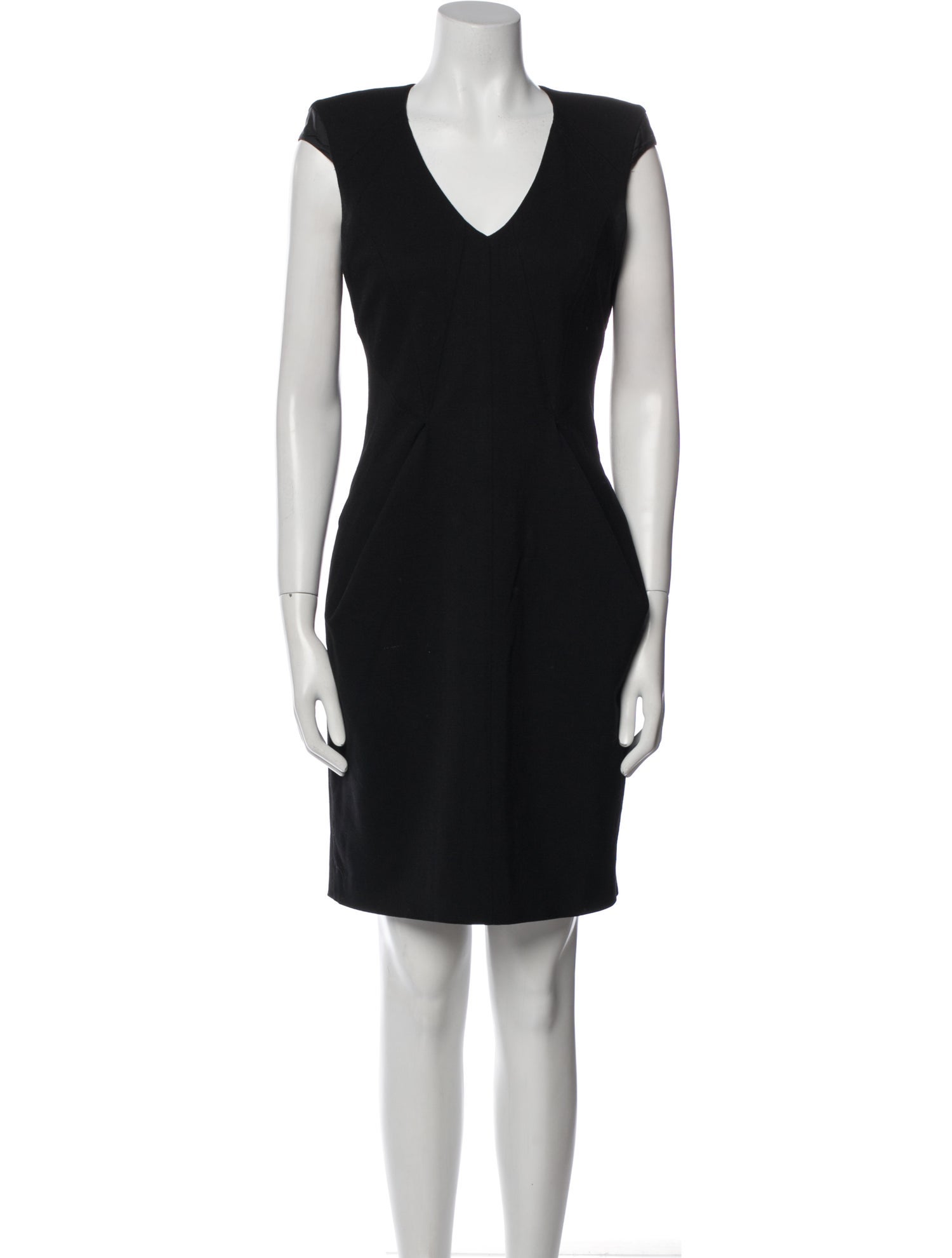 Helmut Lang Virgin Wool Mini Dress