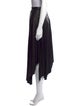 Helmut Lang Lamb Leather Midi Length Skirt
