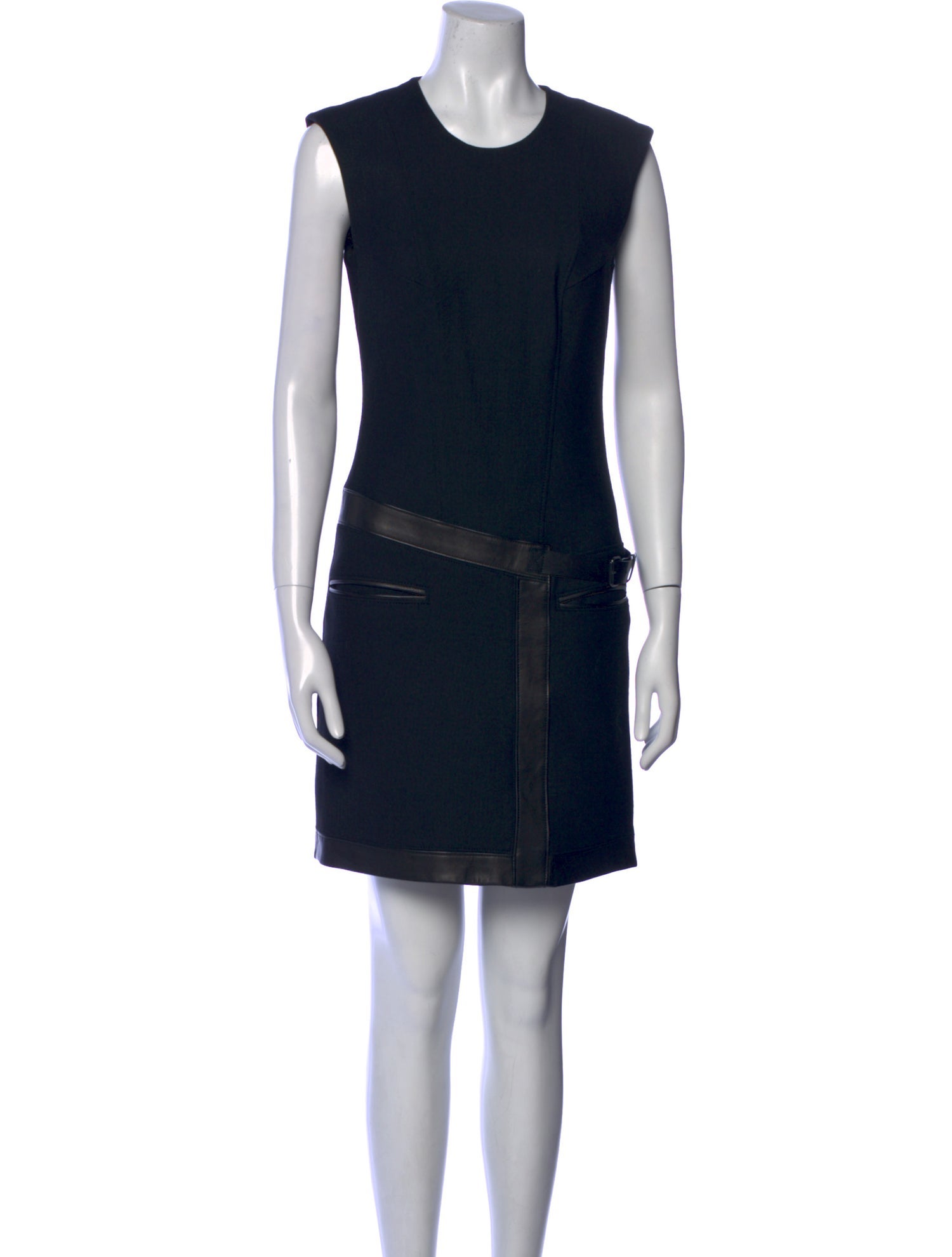 Helmut Lang Crew Neck Mini Dress