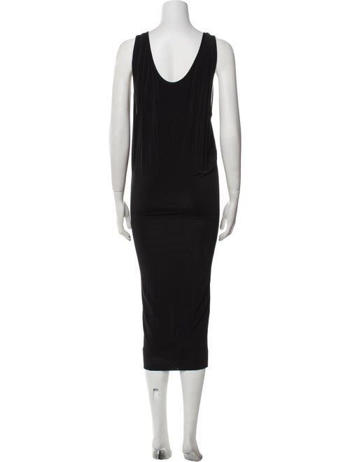 Helmut Lang Scoop Neck Midi Length Dress