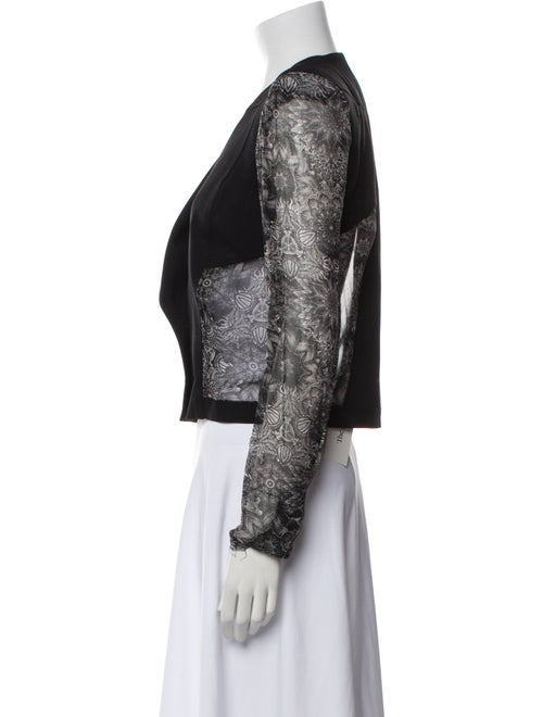 Helmut Lang Virgin Wool Printed Evening Jacket