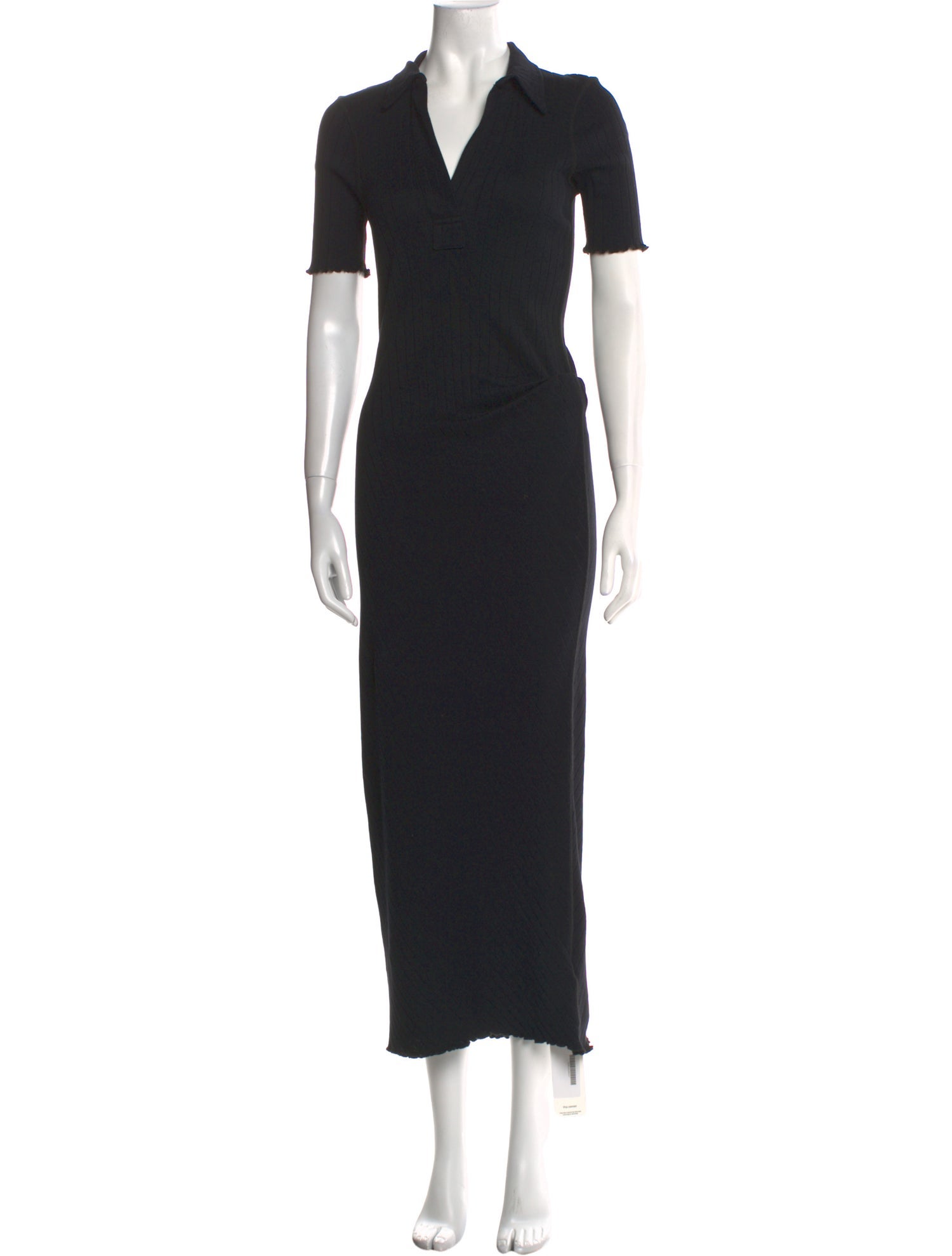 Helmut Lang V-Neck Long Dress