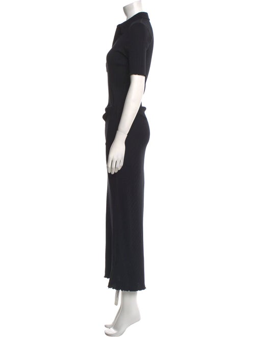 Helmut Lang V-Neck Long Dress