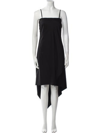 Helmut Lang Virgin Wool Long Dress