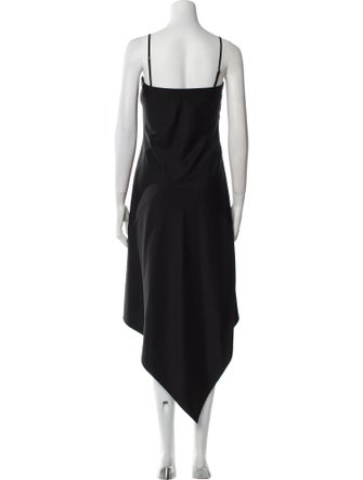 Helmut Lang Virgin Wool Long Dress