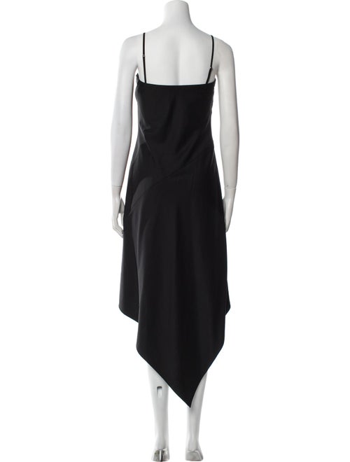 Helmut Lang Virgin Wool Long Dress