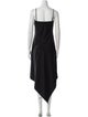 Helmut Lang Virgin Wool Long Dress