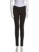 Helmut Lang Lamb Leather Skinny Leg Pants
