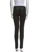 Helmut Lang Lamb Leather Skinny Leg Pants