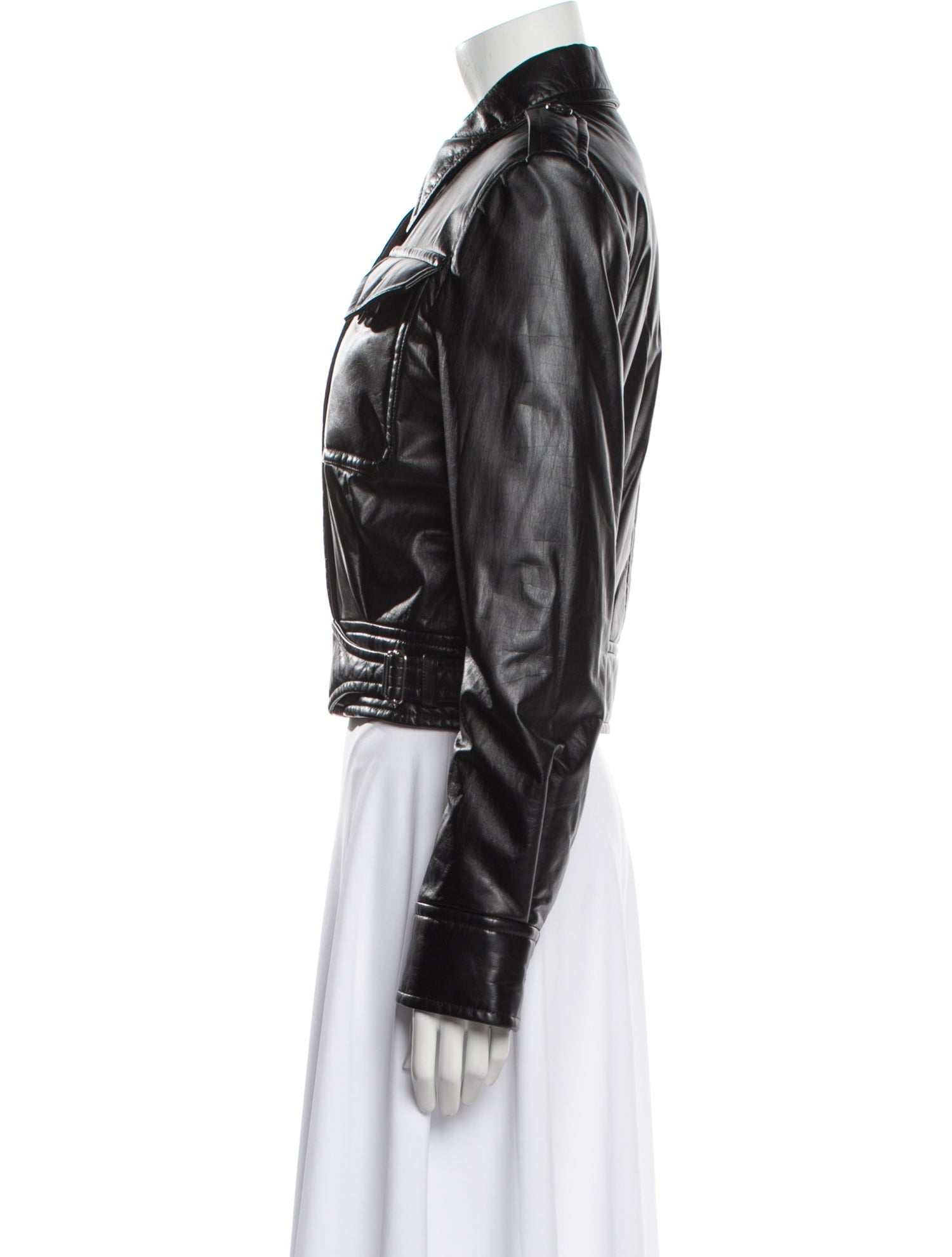 Helmut Lang Calf Leather Biker Jacket