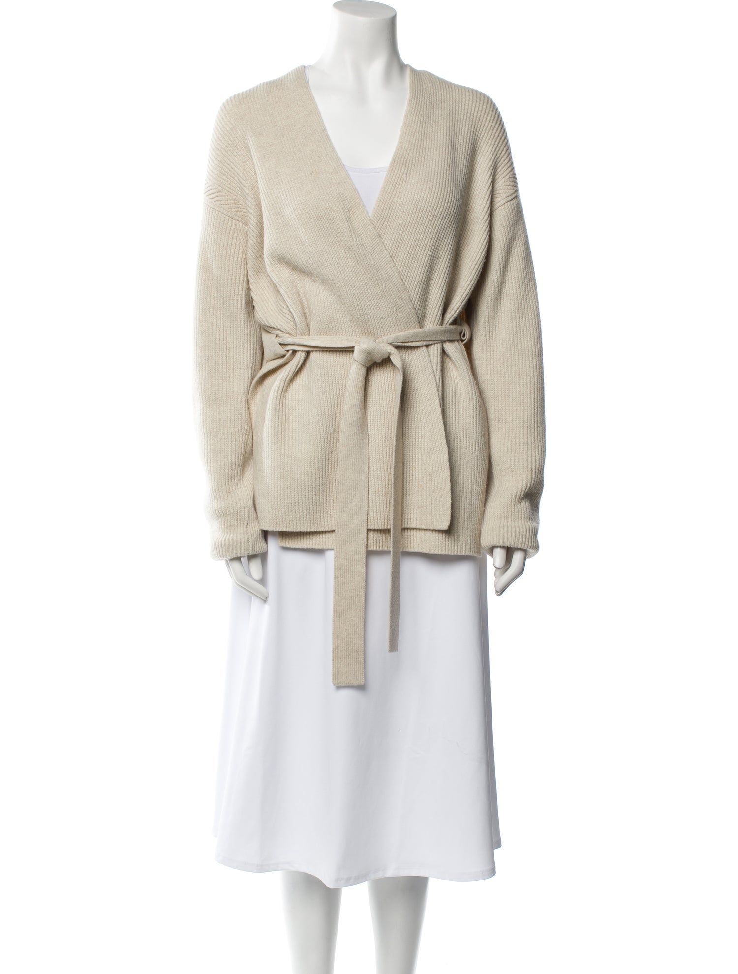 Helmut Lang Wool V-Neck Sweater