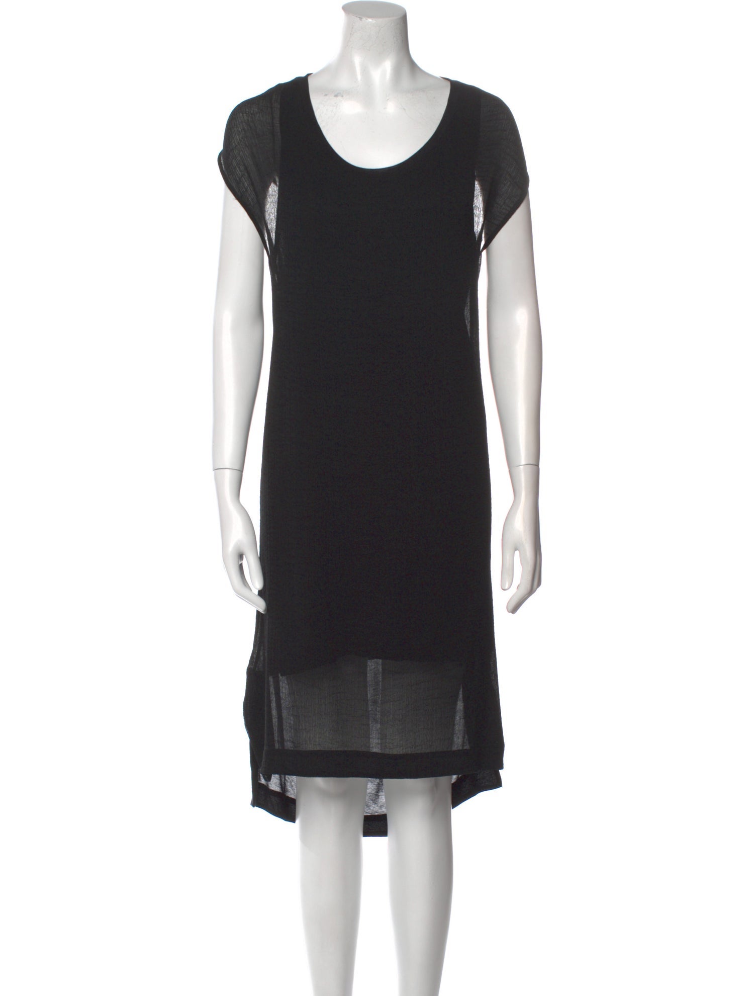 Helmut Lang Scoop Neck Mini Dress