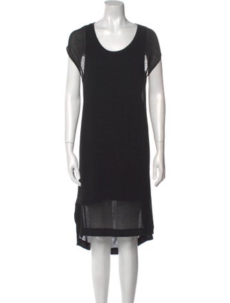 Helmut Lang Scoop Neck Mini Dress