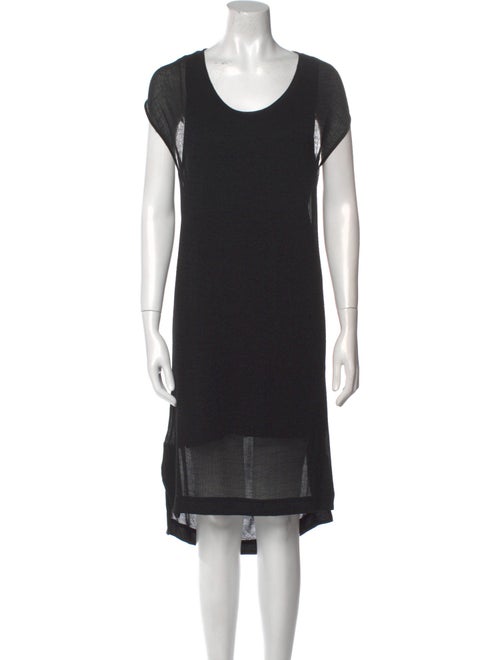 Helmut Lang Scoop Neck Mini Dress