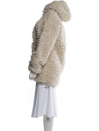 Helmut Lang Faux Fur Coat