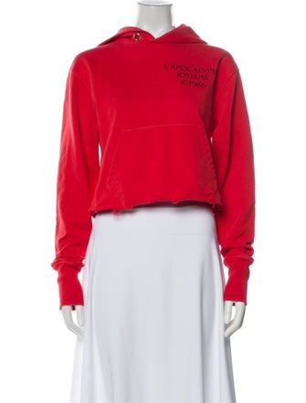 Helmut Lang Graphic Print Crew Neck Sweatshirt