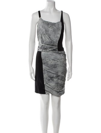 Helmut Lang Silk Mini Dress