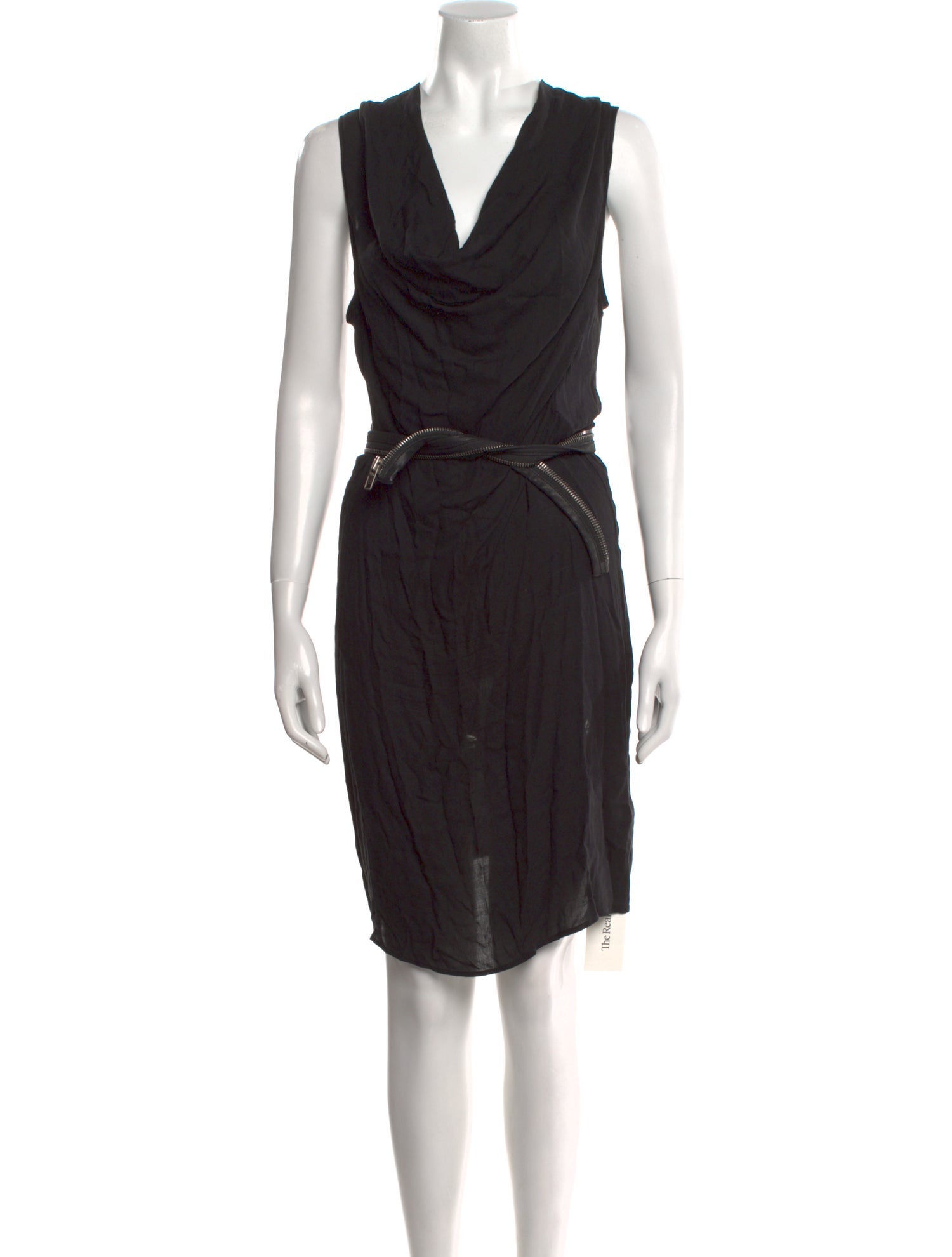 Helmut Lang Cowl Neck Knee-Length Dress