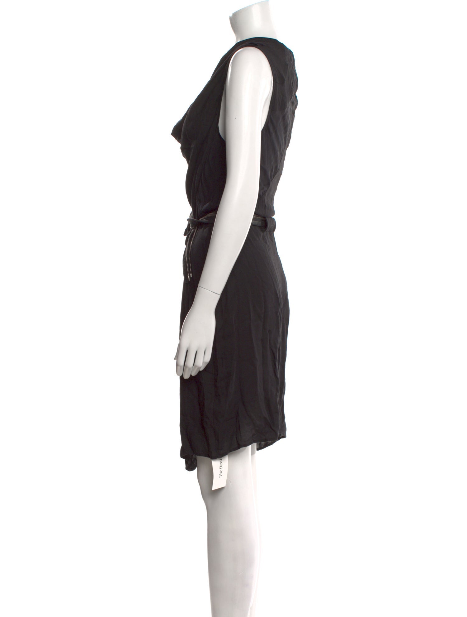 Helmut Lang Cowl Neck Knee-Length Dress