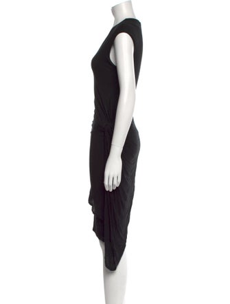 Helmut Lang V-Neck Mini Dress