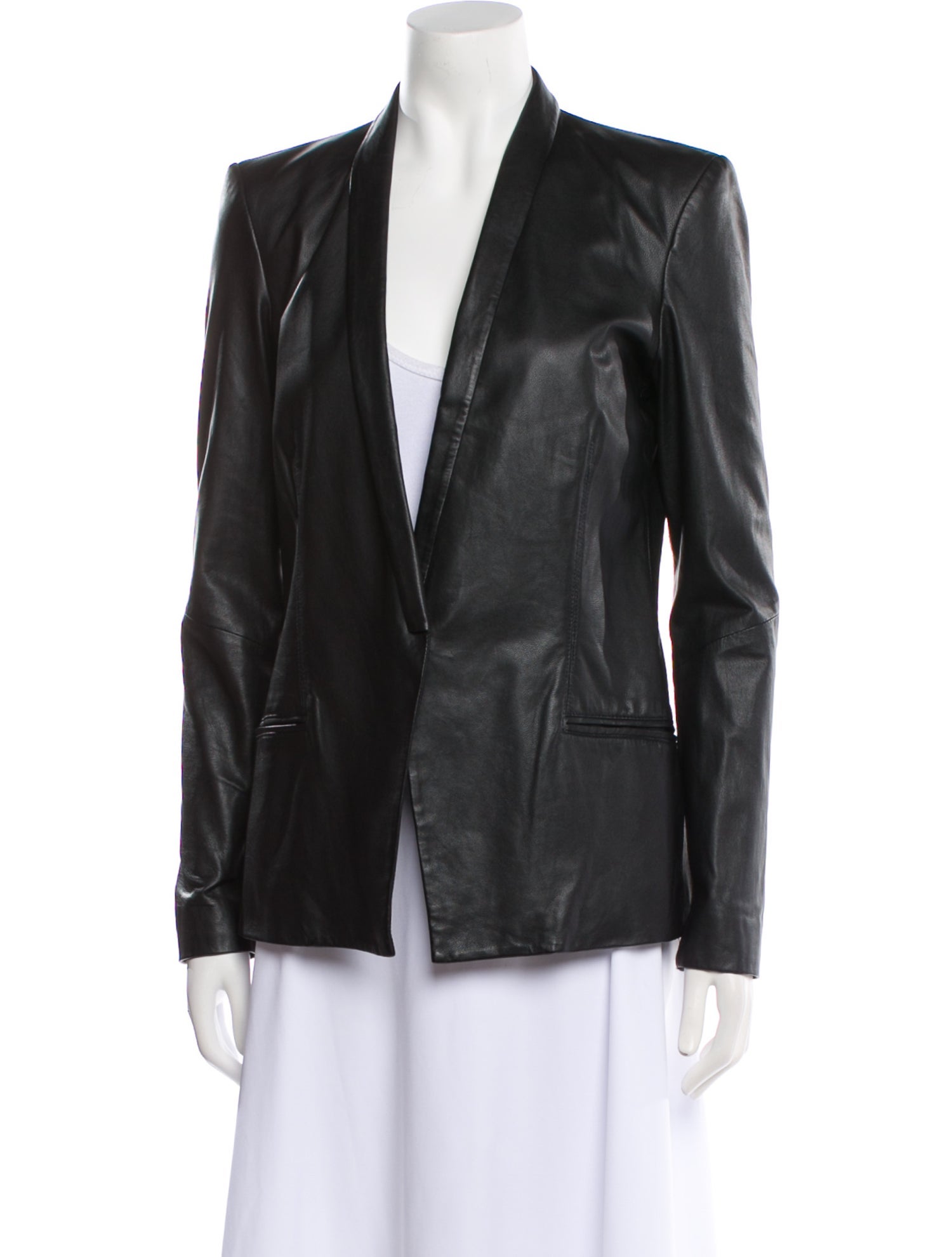 Helmut Lang Lamb Leather Blazer