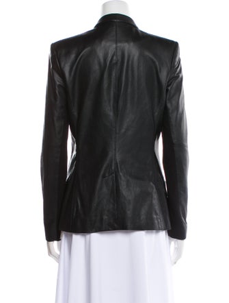 Helmut Lang Lamb Leather Blazer