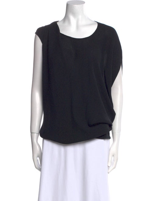Helmut Lang Scoop Neck Short Sleeve Top