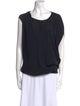 Helmut Lang Scoop Neck Short Sleeve Top