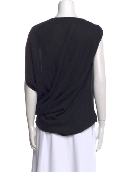 Helmut Lang Scoop Neck Short Sleeve Top