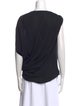 Helmut Lang Scoop Neck Short Sleeve Top
