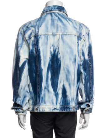 Helmut Lang Tie-Dye Print Denim Jacket