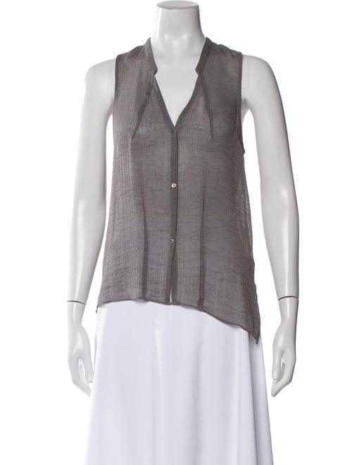Helmut Lang V-Neck Sleeveless Top