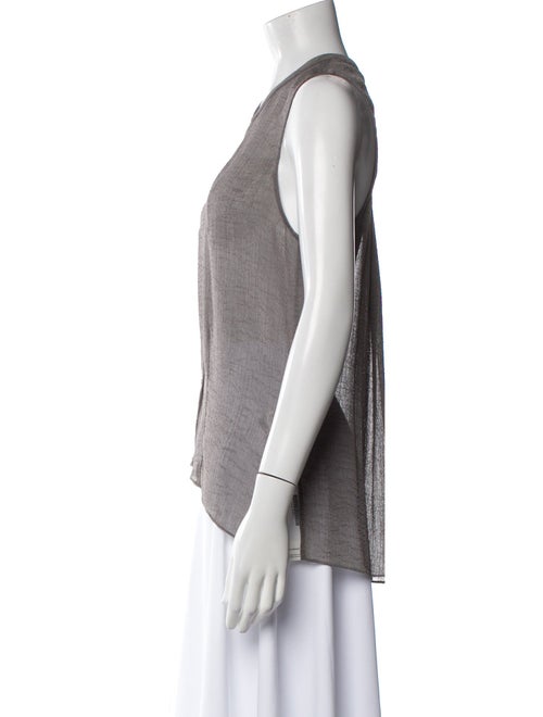Helmut Lang V-Neck Sleeveless Top