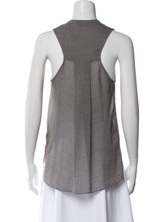 Helmut Lang V-Neck Sleeveless Top