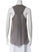 Helmut Lang V-Neck Sleeveless Top