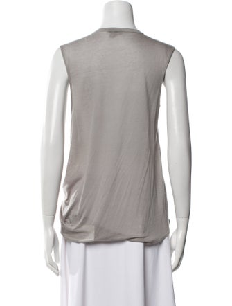 Helmut Lang Scoop Neck Sleeveless Top