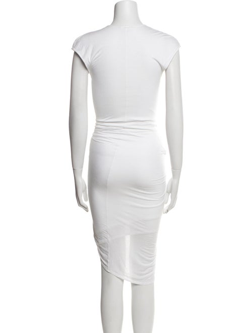 Helmut Lang V-Neck Knee-Length Dress