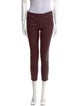 Helmut Lang Lamb Leather Skinny Leg Pants