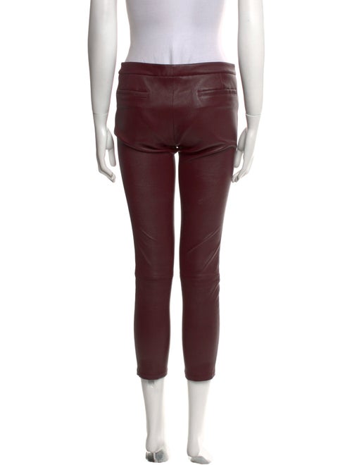 Helmut Lang Lamb Leather Skinny Leg Pants