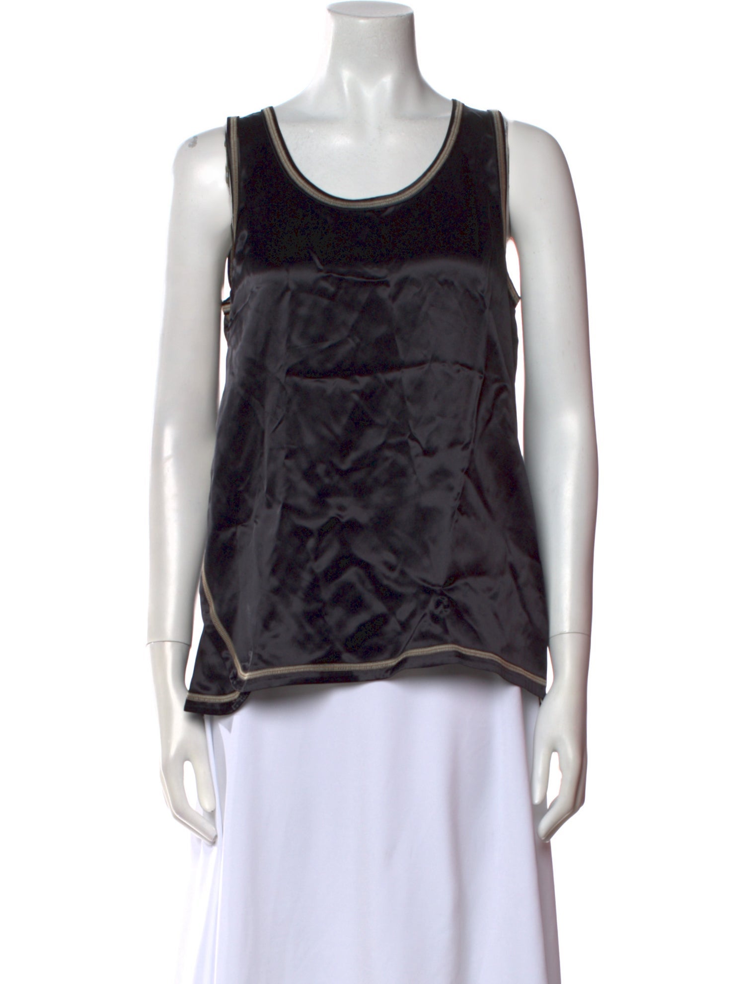 Helmut Lang Scoop Neck Sleeveless Top