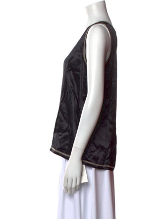 Helmut Lang Scoop Neck Sleeveless Top