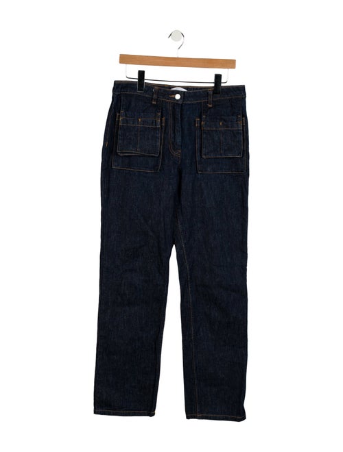 Helmut Lang Mid-Rise Straight Leg Jeans